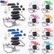Electric Guitar SSS Pickups Passive Circuit Cover Knobs Kit For Strat Guitar