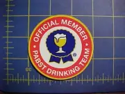 PABST BLUE RIBBON OFFICIAL MEMBER PABST DRINKING TEAM REFRIGERATOR MAGNET! PBR