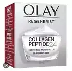 Olay Regenerist Collagen Peptide 24 Hydrating Moisturizer Fragrance-Free 1.7oz.