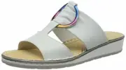 ARA Womens Positano Mules, Grey Nebbia 07, 3 UK