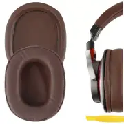 Geekria Protein Leather Ear Pads for Audio-Technica ATH MSR7 Headphones (Brown)