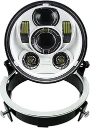 Motorcycle Headlight For VTX 1300 and 1800 F-Model 5.75 Inch LED Motorcycle Headlight with Bracket