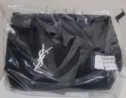 》AUTHENTIC Yves Saint Laurent YSL Beaute Makeup Cosmetic Bag Pouch》BLACK ️