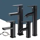 Bathroom Sink Faucet Waterfall Vanity Basin Single Handle Mixer Taps with Hose