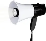 Megaphones Handheld Megaphone Led Lighting Portable Megaphones Recording Bullhorn Speaker Lightweight Outdoor Megaphone Speaker Clear Sound