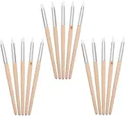 Tofficu 15Pcs Dual Head Clay Pens for Nail Art DIY Projects Durable Carving Tools for Painting Designs Sturdy Construction for Crafting
