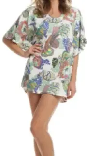 NWT $152 Sz XS Trina Turk Finding Dory Tunic Swim Cover