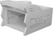 DEEJAY LED TBH1DIN2EQWHITE DEEJAYLED 1 DIN + 2 EQ White Wooden Box