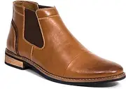 [DEER STAGS] Men's Argos Memory Foam Dress Comfort Casual Fashion Cap Toe Chelsea Boot