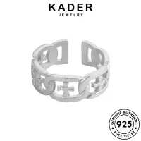 在飛比找蝦皮購物優惠-Kader JEWELRY 女士戒指銀金鍊 925 R132