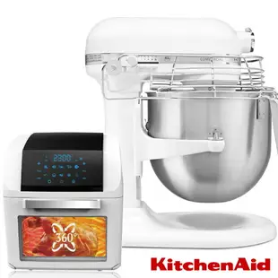 (買就送萊卡氣炸鍋)KitchenAid 8Qt 商用升降式攪拌機 3KSMC895TWH (原廠公司貨保固)