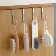 No Punch Hook 304 Stainless Steel Kitchen/Bathroom/Cabinet Over-the-Door