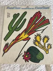 DuPont Co. Stain Glass Art Transparencies. Roadrunner Retro Psychedelic 1970