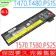 Lenovo T470 T480 T570 T580 61 電池適用 聯想 T570P T580P 61+ T480P P51S P52S A475 01AV492 01AV452 01AV490