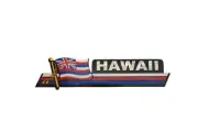 Hawaii Bumper Sticker / Flag Sticker / "3 x 11 3/4" Bumper Sticker