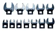 V8 Tools 7412 12pc 3/8" Dr METRIC Crowsfoot Wrench Set