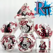 7pcs/Set Penguin Bird Polyhedral Dice DND RPG MTG Role Playing Game Tabletop D20