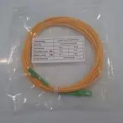 LC/APC-SC/APC Simplex Single Mode Fiber Optic Patch Cable, 5M Length