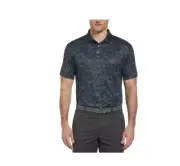 Ben Hogan Men's and Big Men’s All-over Confetti Print Golf Polo Shirt (Medium)