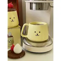 在飛比找ETMall東森購物網優惠-韓國ins可愛櫻桃布丁狗馬克杯陶瓷高顏值咖啡杯卡通帶蓋情侶水