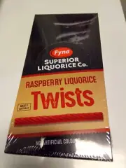 Full Box FYNA 1 Kg Superior Raspberry Liquorice Twists