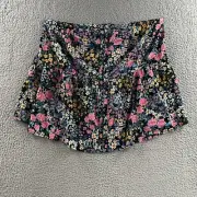 Torrid Womens Top Multicolor Size 1 Floral Corset Stretch Rayon Blend