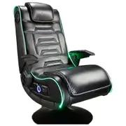 X-Rocker EVO Pro 4.1 Pedestal Gaming Chair Home Floor Seat w/ LED Light Black