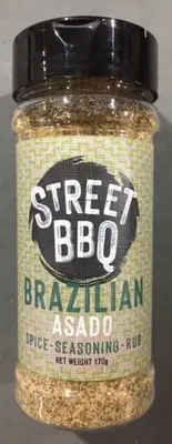 MEAT RUBS STREET BBQ SEASONING BRAZILIAN ASADO SPICES RUB 170g BBD 17/11/26 YUM