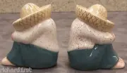 Salt & Pepper Ceramic Shaker Set Siesta Time NEW