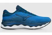 Mizuno Mens Wave Sky 5 Running Shoes Athletic Runners Sneakers - Indigo Blue