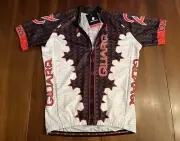 Hincapie Quarq Cycling Short Sleeve Jersey Black Red White Men's 3XL