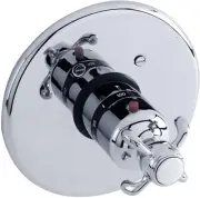 Newport Brass 3-1684TR/15A Virginia Collection Thermostatic Round, Antique Nick