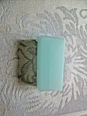 VTG. TUPPERWARE*TOOTHBRUSH COVER CASE W/ AIR VENTS LIGHT BLUE*NEW*OLD STOCK 1983