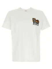 [Kenzo] Kenzo-Gots Happy Tiger T Shirt Bianco-Uomo M