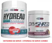 EHPLABS OXYSHRED 60 SERVES AND HYDREAU 40 SERVES COMBO | WEIGHT MANAGEMENT HYDRO