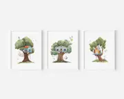 [Namly Design] Posters - Tree House / Set of 3