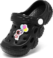 [ChayChax] Kid's Garden Clogs Cute Slides Sandals Toddlers Beach Pool Shower Shoes with Non-Slip Sole