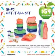 Tupperware 18 Pc Get It All Set