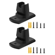 2Pcs Steering Wheel Wall Mount Bracket for Fanatec QR2 Steering Wheel Holder Organizer Accessories Parts Black