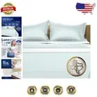 Cooling 4-Piece King Size Sheet Set - Hypoallergenic Egyptian Cotton - Sea Foam