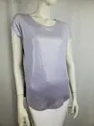 Crosby Ombre Grey Sequined Short Sleeve Jersey Top Tee Sz S NWT