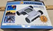 CELESTRON Compact Binoculars 10 x 25 Case Digital Compass NEW in Box