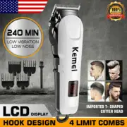 Hair Clippers Trimmer Professional Cordless Mens Cutting Machine Barber