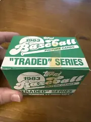 1983 Topps Baseball Traded Set — Factory Sealed Tight