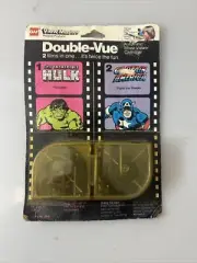 THE INCREDIBLE HULK ,& CAPTAIN AMERICA VIEW-MASTER DOUBLE-VUE FILMS 1978 NEW.