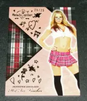 2018 Benchwarmer JENNIFER ENGLAND Hot For Teacher #69 Gold Foil/25 DODGEBALL Hot