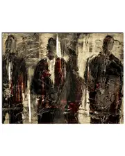 Ready2HangArt Musical Trio Wrapped Canvas Wall Art