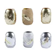 6 Piece Curling Ribbons - Metallic