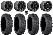 Fuel Unit 15" Wheels Black 30" Versa Cross V3 Tires Polaris Ranger XP 9/1K