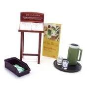 re-ment menu stand teapot cup napkin holder 1:6 Miniature dollhouse mini food